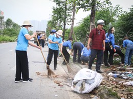 Phường Dương Nội kiểm tra, xử phạt 12 tổ chức và cá nhân vi phạm về bảo vệ môi trường