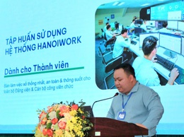 Phường Xuân Đỉnh tập huấn sử dụng “HanoiWork” cho cán bộ, công chức, viên chức