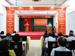 Đảng ủy phường Kiến Hưng tổ chức hội nghị triển khai 02 cuộc thi và quán triệt các nội dung về công tác xây dựng Đảng