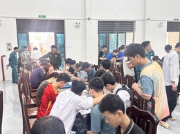 Hồng Sơn tổ chức đăng ký nghĩa vụ quân sự lần đầu, dân quân tự vệ năm 2026