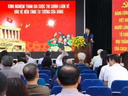 Nâng cao chất lượng các tác phẩm tham gia Cuộc thi viết chính luận về bảo vệ nền tảng tư tưởng của Đảng lần thứ sáu, năm 2026 trong toàn Đảng bộ phường 