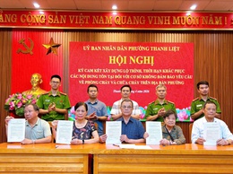 Thanh Liệt siết chặt công tác phòng cháy, chữa cháy, kiên quyết xử lý cơ sở không đảm bảo an toàn