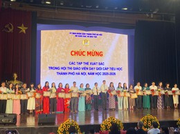 XÃ BA VÌ ĐẠT THÀNH TÍCH XUẤT SẮC TẠI HỘI THI GIÁO VIÊN DẠY GIỎI TIỂU HỌC CẤP THÀNH PHỐ NĂM HỌC 2025 - 2026