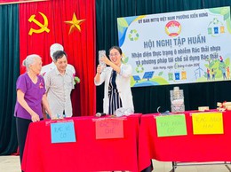 Phường Kiến Hưng: Tập huấn nhận diện thực trạng ô nhiễm rác thải nhựa và phương pháp tái chế rác thải