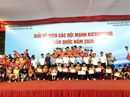 Hà Nội giành 20 HCV, xuất sắc dẫn đầu giải Kickboxing toàn quốc 2026