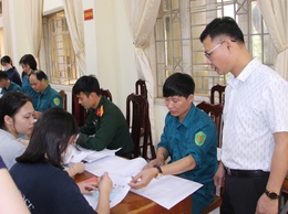 Phú Nghĩa hoàn thành toàn diện công tác đăng ký nghĩa vụ quân sự, dân quân tự vệ năm 2026