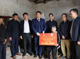 Mặt trận Tổ quốc xã Phú Nghĩa vận động xã hội hóa hỗ trợ sửa chữa, xây dựng nhà ở cho hộ có hoàn cảnh khó khăn với tổng kinh phí 1,26 tỷ đồng