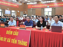 Tiến Thắng tập trung học tập, quán triệt, triển khai Nghị quyết Trung ương 2 khóa XIV
