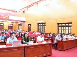 Đảng ủy xã Hòa Lạc tổ chức tiếp sóng Hội nghị toàn quốc quán triệt Nghị quyết Trung ương 2 khóa XIV