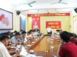 Hòa Lạc triển khai 2 tổ công tác liên ngành thực hiện bồi thường, hỗ trợ GPMB Khu Công nghệ cao Hòa Lạc