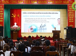 Xã Phú Cát tổ chức tập huấn chấp hành các quy định của pháp luật trong hành nghề y, dược ngoài công lập năm 2026