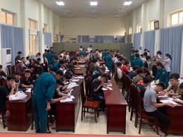 461 công dân thực hiện đăng ký nghĩa vụ quân sự lần đầu