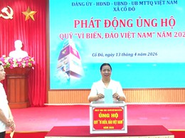 XÃ CỔ ĐÔ TỔ CHỨC PHÁT ĐỘNG ỦNG HỘ QUỸ “VÌ BIỂN, ĐẢO VIỆT NAM” NĂM 2026