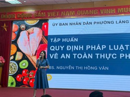 PHƯỜNG LÁNG TỔ CHỨC HỘI NGHỊ QUÁN TRIỆT VÀ TẬP HUẤN CÔNG TÁC ATTP NĂM 2026
