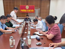 Phường Ô Chợ Dừa: Triển khai hướng dẫn xử lý các cơ sở không đảm bảo an toàn phòng cháy, chữa cháy