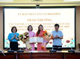 Hoài Đức tôn vinh các tập thể, cá nhân đạt thành tích xuất sắc tại Hội thi giáo viên dạy giỏi Tiểu học cấp thành phố