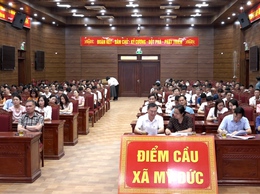 Hội nghị toàn quốc nghiên cứu, học tập, quán triệt và triển khai thực hiện Nghị quyết Hội nghị lần thứ hai Ban Chấp hành Trung ương Đảng khóa XIV