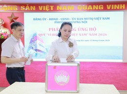 Phường Dương Nội phát động ủng hộ Quỹ “Vì biển, đảo Việt Nam” năm 2026