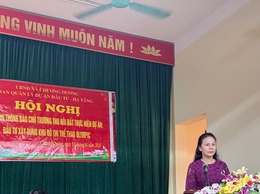 Xã Chương Dương công khai thông tin dự án Khu đô thị Thể thao Olympic - taọ sự đồng thuận trong nhân dân