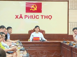 Đảng ủy xã Phúc Thọ tiếp sóng Hội nghị toàn quốc quán triệt, triển khai thực hiện Nghị quyết Trung ương 2 (khóa XIV)