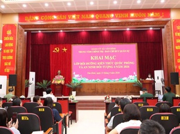 Khai mạc lớp bồi dưỡng kiến thức quốc phòng và an ninh dành cho đối tượng 4 năm 2026