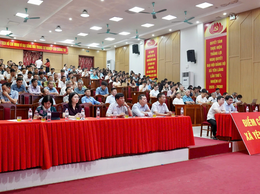 Yên Lãng tiếp sóng Hội nghị toàn quốc quán triệt nghị quyết khóa XIV
