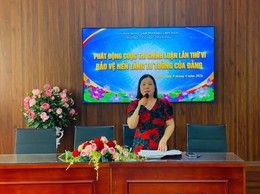 SÔI NỔI PHÁT ĐỘNG CUỘC THI CHÍNH LUẬN“BẢO VỆ NỀN TẢNG TƯ TƯỞNG CỦA ĐẢNG” LẦN THỨ 6, NĂM 2026