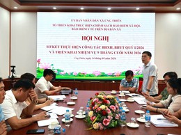 Ứng Thiên đánh giá kết quả thực hiện nhiệm vụ quý I đẩy mạnh phát triển BHXH, BHYT trong 9 tháng cuối năm