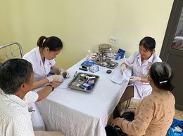 Trạm Y tế xã Trần Phú tổ chức khám, lập hồ sơ quản lý sức khỏe cho người cao tuổi năm 2026