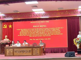  Phúc Thọ hưởng ứng Cuộc thi chính luận về bảo vệ nền tảng tư tưởng của Đảng lần thứ Sáu, năm 2026