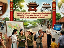 Đảng uỷ xã Hoài Đức tuyên truyền, vận động hưởng ứng Giải Báo chí về “phát triển văn hóa và xây dựng người Hà Nội thanh lịch, văn minh lần thứ IX - năm 2026” do Thành ủy tổ chức”.