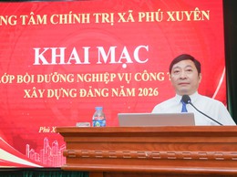 Khai mạc lớp bồi dưỡng nghiệp vụ công tác Đảng năm 2026
