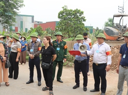 Phú Xuyên cưỡng chế trường hợp vi phạm đất đai tại thôn Nguyên Hanh