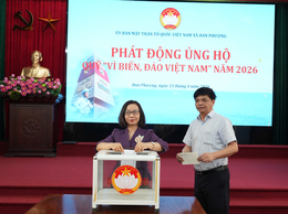 Xã Đan Phượng phát động ủng hộ Quỹ “ Vì Biển, Đảo Việt Nam” năm 2026.