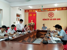 THƯỜNG TRỰC HĐND XÃ KIM ANH TỔ CHỨC HỘI NGHỊ GIAO BAN THÁNG 4/2026