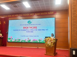 Hội LHPN phường Long Biên tổ chức tập huấn nghiệp vụ công tác Hội và quán triệt Chương trình hành động thực hiện Nghị quyết số 02-NQ/TW của Bộ Chính trị