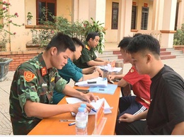 Phúc Thọ tổ chức đăng ký nghĩa vụ Quân sự lần đầu năm 2026