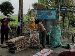 Mô hình “ngôi nhà xanh” của phụ nữ thôn Khê Thượng: Khi rác thải trở thành nguồn quỹ nhân ái