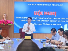 Hội nghị triển khai công tác phòng, chống tai nạn thương tích, đuối nước cho trẻ em trên địa bàn xã năm 2026