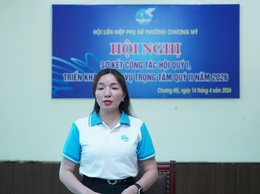 Hội Liên hiệp phụ nữ phường Chương Mỹ sơ kết công tác quý I, triển khai nhiệm vụ trọng tâm quý II năm 2026