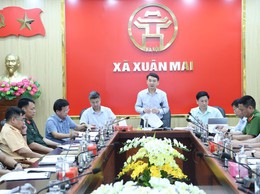 Xuân Mai: Đối thoại với lãnh đạo các tổ chức, cơ quan, đơn vị trên địa bàn xã bị ảnh hưởng bởi dự án cải tạo, nâng cấp Quốc lộ 6