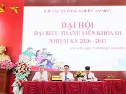 Khai mạc Đại hội đại biểu thành viên Hợp tác xã nông nghiệp Lam Điền khóa III, nhiệm kỳ 2026-2031
