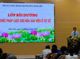 TRUNG TÂM CHÍNH TRỊ PHƯỜNG KIM LIÊN: NÂNG CAO CHẤT LƯỢNG ĐÀO TẠO, BỒI DƯỠNG CHÍNH TRỊ TẠI CƠ SỞ – NỀN TẢNG TRỰC TIẾP GÓP PHẦN CỦNG CỐ HỆ THỐNG CHÍNH TRỊ Ở CƠ SỞ VỮNG MẠNH, TOÀN DIỆN