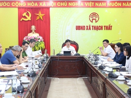 THẠCH THẤT: HỌP HỘI ĐỒNG XÉT TÁI ĐỊNH CƯ THỰC HIỆN DỰ ÁN NÂNG CẤP, CẢI TẠO ĐƯỜNG TỈNH 420