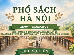 ĐẠI TIỆC VĂN HÓA ĐỌC - PHỐ SÁCH HÀ NỘI 19/12 – ĐIỂM HẸN VĂN HÓA