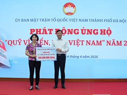 Ủy ban MTTQ Việt Nam phường Bạch Mai phát động ủng hộ Quỹ 