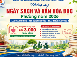 Lan tỏa tri thức – Kết nối cộng đồng: Phường Phú Thượng tiếp nhận hơn 3.000 cuốn sách hưởng ứng Ngày Sách và Văn hóa đọc năm 2026