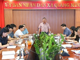 Quang Minh tổ chức hội nghị rà soát hồ sơ giao đất dân cư dịch vụ cho người dân