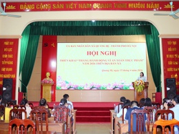 Quảng Bị tham dự trực tuyến hội nghị đánh giá kết quả khắc phục các “điểm nghẽn” về an toàn thực phẩm (ATTP) và triển khai “Tháng hành động vì An toàn thực phẩm” năm 2026