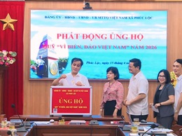 Xã Phúc Lộc phát động ủng hộ Quỹ 